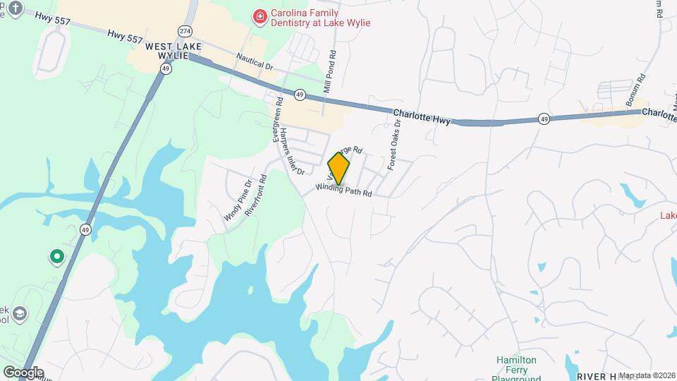 1216 Winding Path Rd Map and Location Details