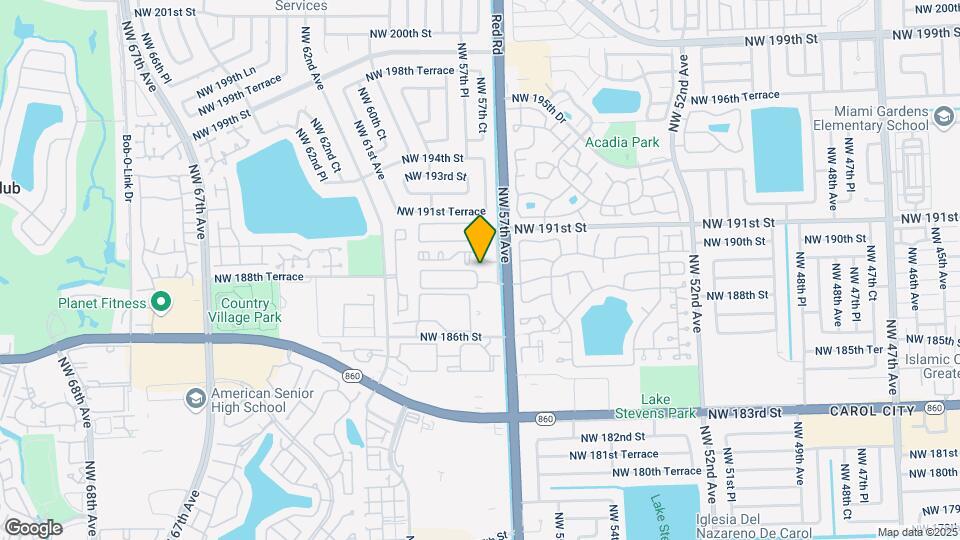 18870 NW 57th Ave Map and Location Details