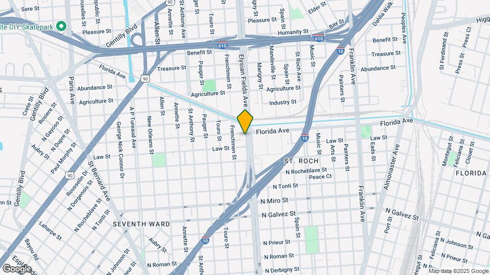 2636 Elysian Fields Ave Map and Location Details