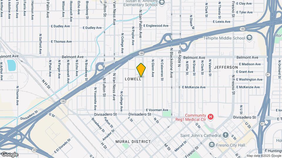 355 N San Pablo Ave Map and Location Details