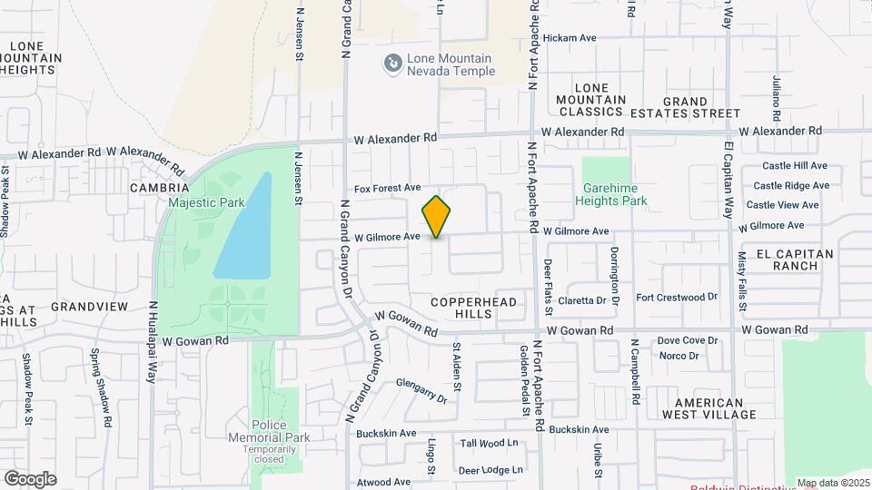 3740 Dustin Lee St Map and Location Details