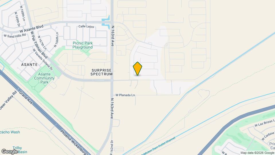 16081 W Electra Ln Map and Location Details