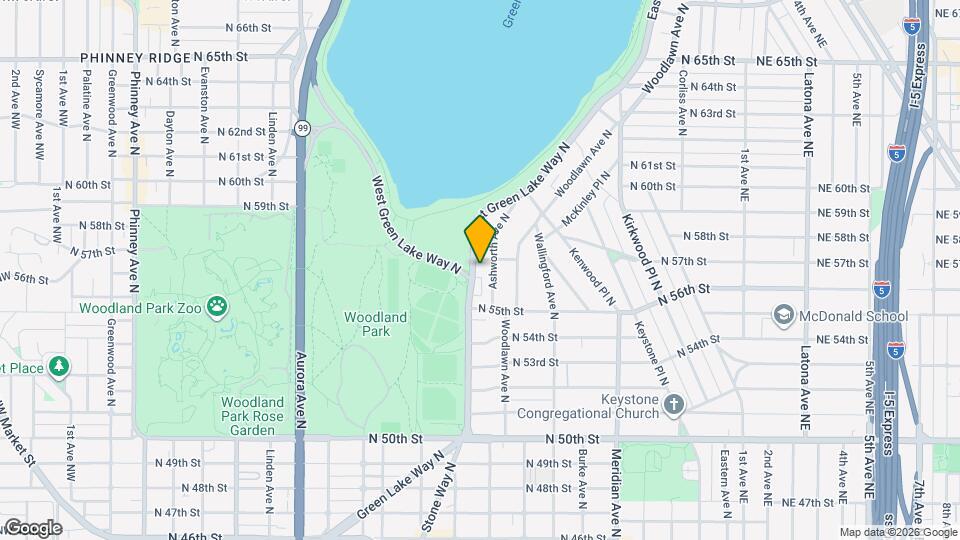 5536 East Green Lake Way N, Unit 5536 Map and Location Details