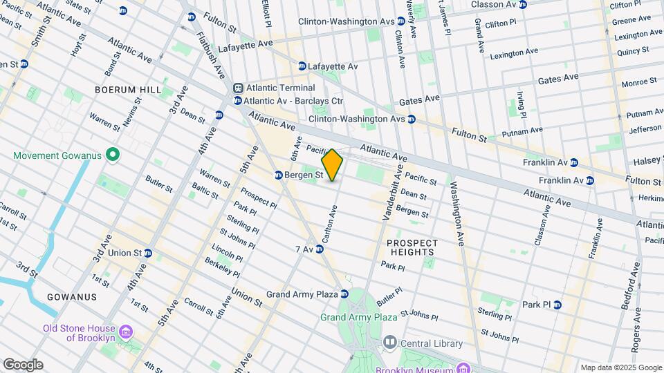 549 Bergen St Map and Location Details