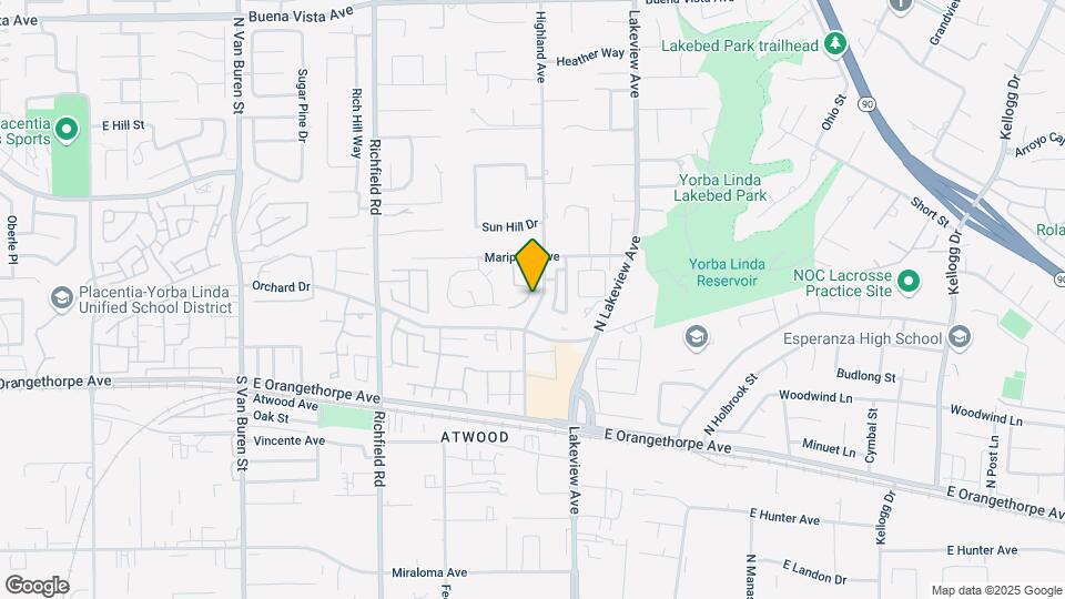 160 Preakness Dr Map and Location Details