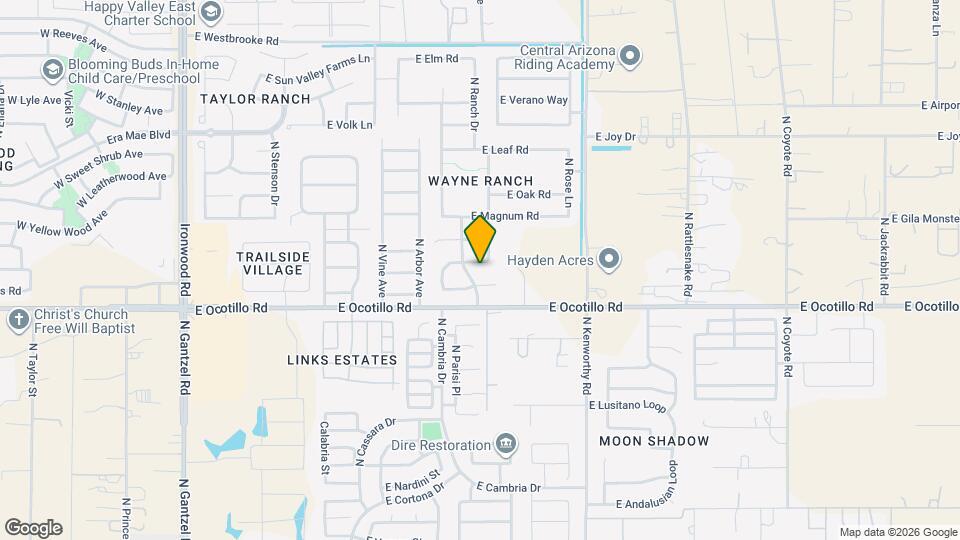 1425 E Harvest Rd Mapa y Detalles de la Ubicación