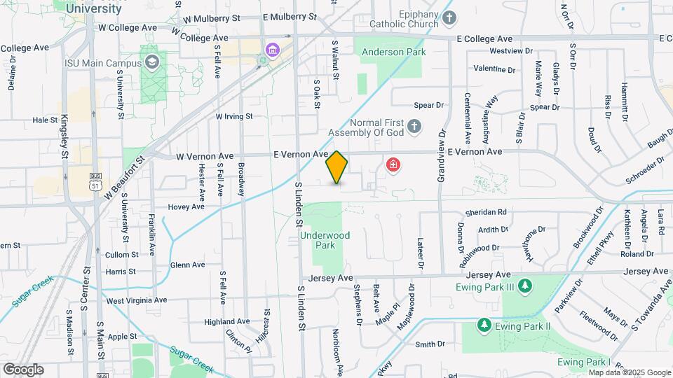 215 Lindell Dr Map and Location Details