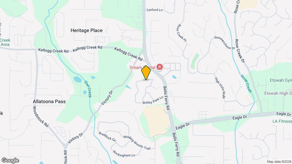 1162 Britley Park Ln Map and Location Details