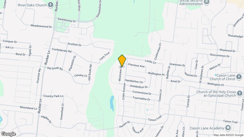 1421 Westview Dr Map and Location Details