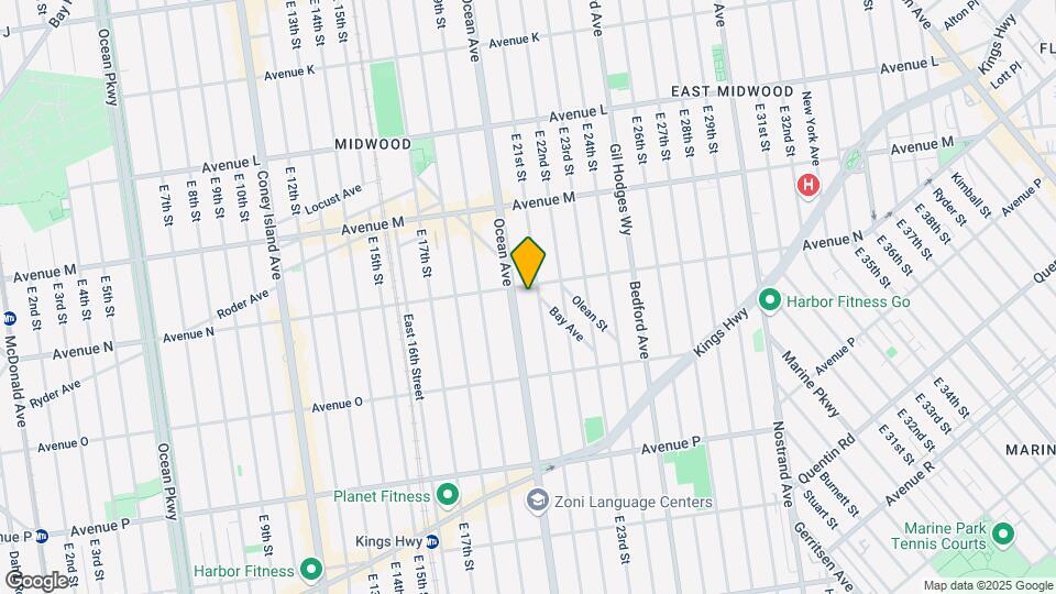 2016 Avenue N Map and Location Details