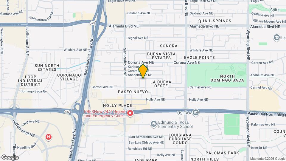 8319 Santa Clarita St NE Map and Location Details