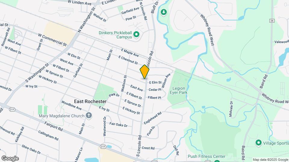235 E Elm St Map and Location Details