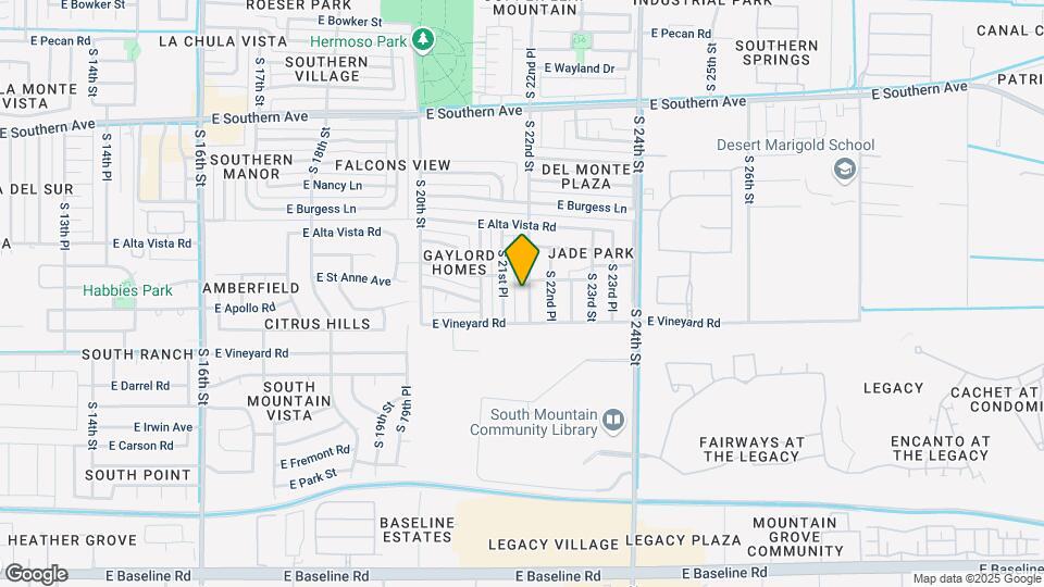 6608 S 22nd St Map and Location Details