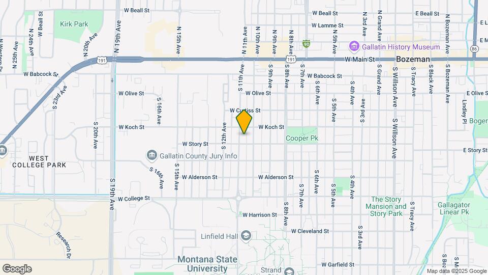 418 S 11th Ave Map and Location Details