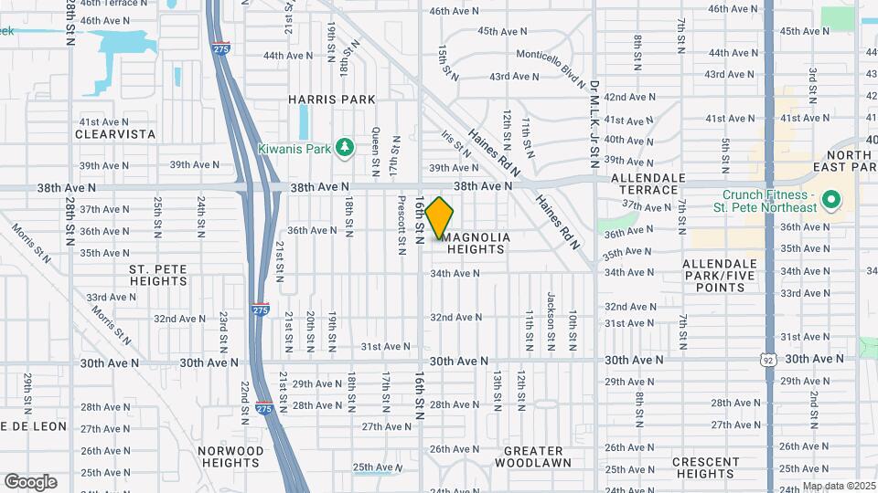 1511 35th Ave N Map and Location Details