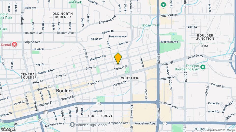 2315 Spruce St Mapa y Detalles de la Ubicación