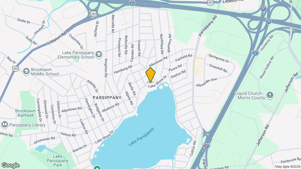 315 Lake Shore Dr Map and Location Details