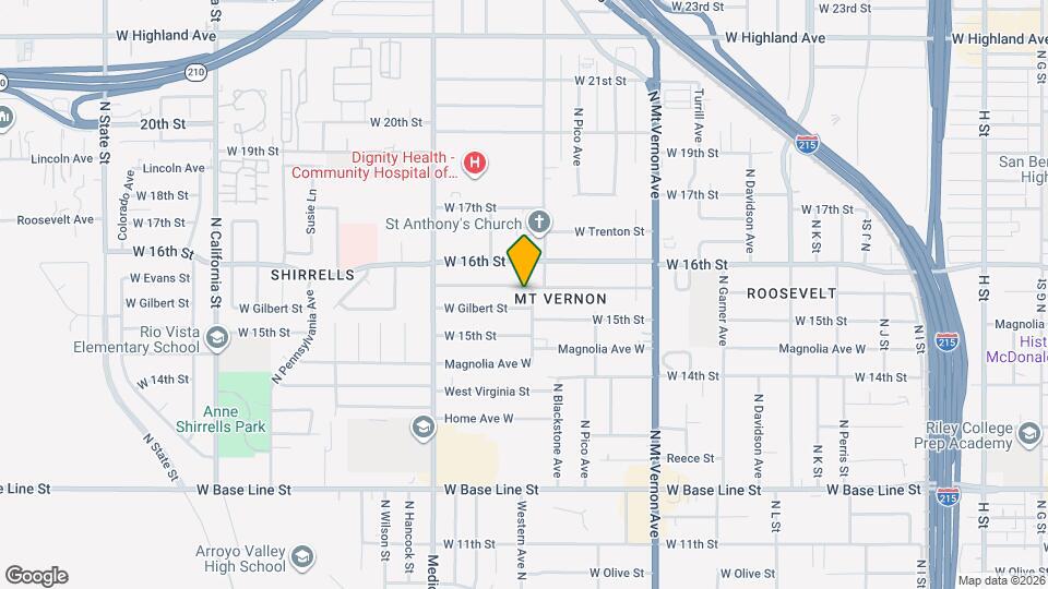1515 W Evans St, Unit 1 Mapa y Detalles de la Ubicación