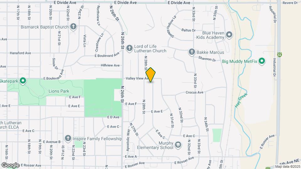 1046 N 29th St Map and Location Details