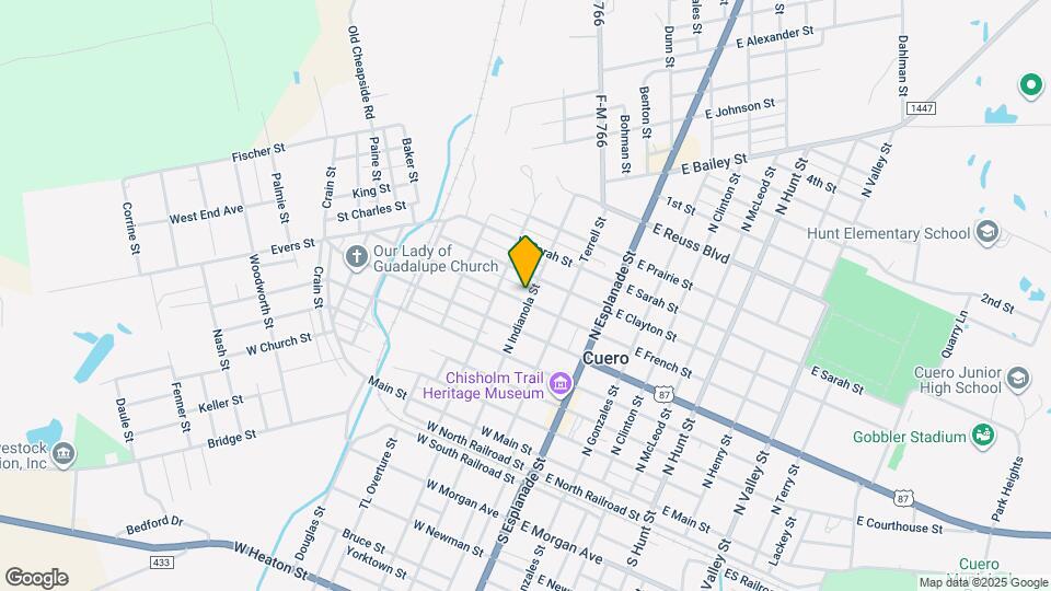 302 W French St Map and Location Details