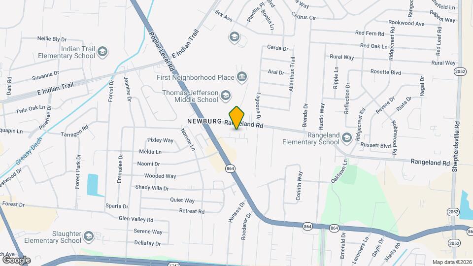 1513 Aletha Dr Map and Location Details