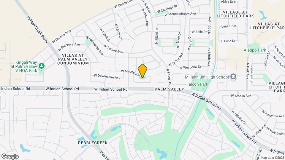 15406 W Monterosa St Map and Location Details