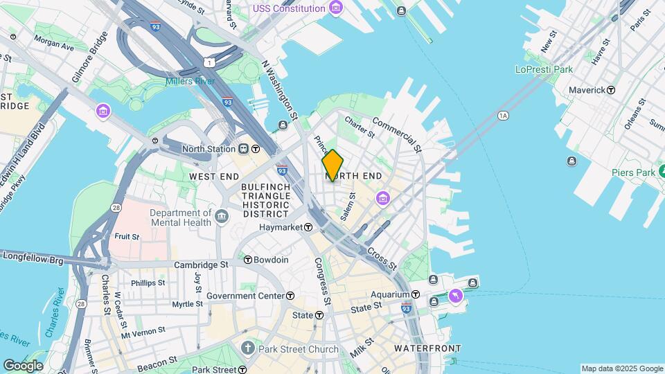 50 N Margin St, Unit 3F Map and Location Details