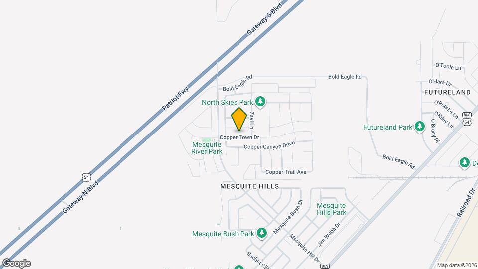 7029 Copper Town Dr Map and Location Details