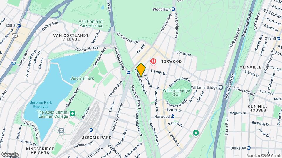 55 East Mosholu Parkway North Map and Location Details