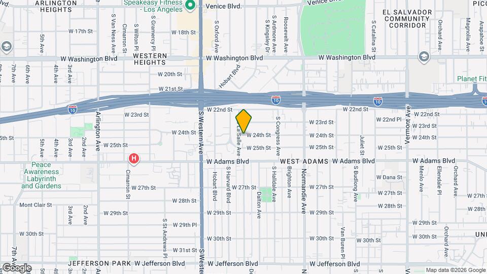 1876 W 24th St, Unit 1876 Map and Location Details