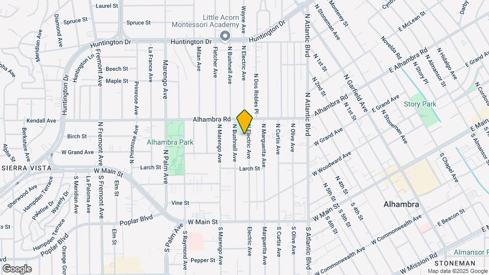 429 N Electric Ave, Unit B Mapa y Detalles de la Ubicación