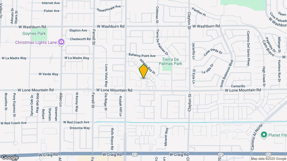 4840 Blushing Star St Map and Location Details