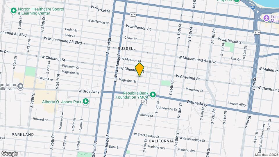 621 S 19th St Mapa y Detalles de la Ubicación