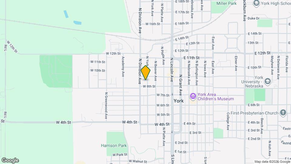 813 N York Ave, Unit 813 ½ Map and Location Details