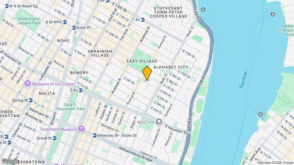 613 E 6th St Map and Location Details