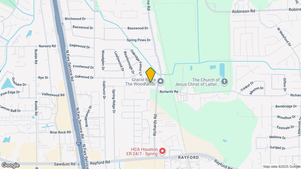 25619 Oakridge Forest Ln Map and Location Details