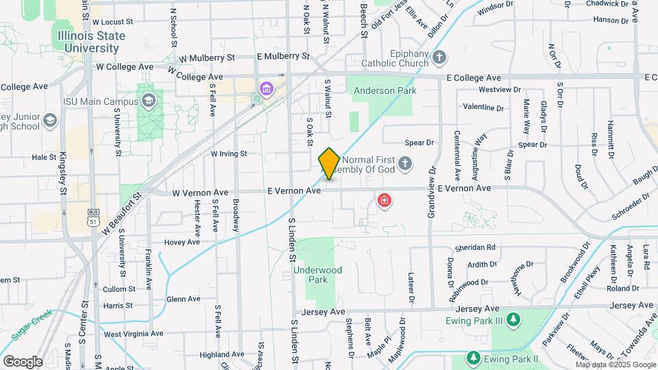 306 E Vernon Ave Map and Location Details