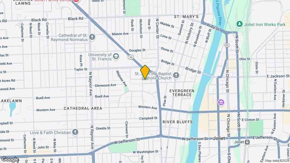 402 Nicholson St, Unit #1 Map and Location Details