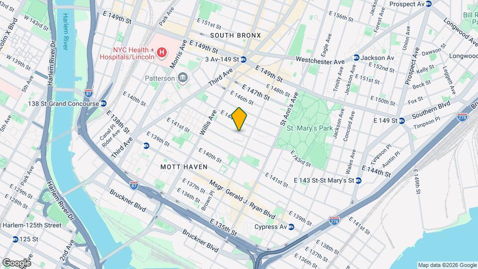 480 E 143rd St Map and Location Details