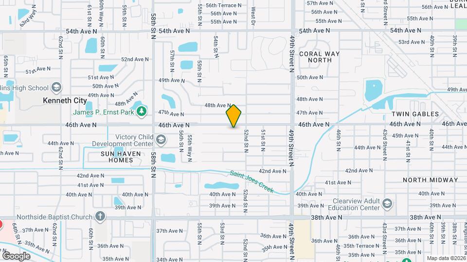 5255 45th Ave N Map and Location Details