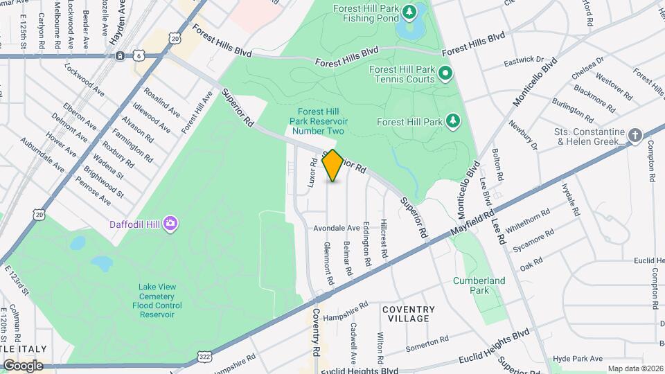 1545 Glenmont Rd Map and Location Details