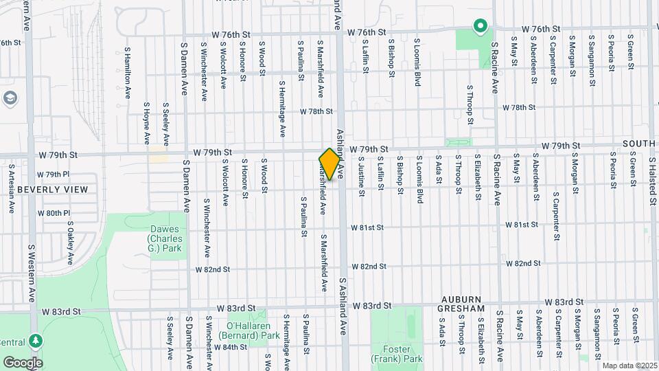 1616-22 W 80th Mapa y Detalles de la Ubicación