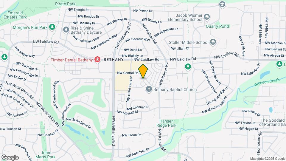 15062 NW Central Dr Map and Location Details