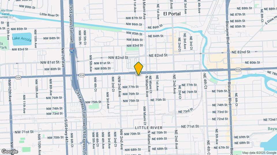 60 NW 79th St Map and Location Details