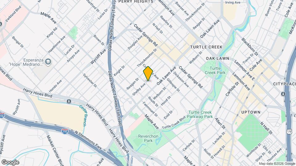 3824 Brown St Map and Location Details