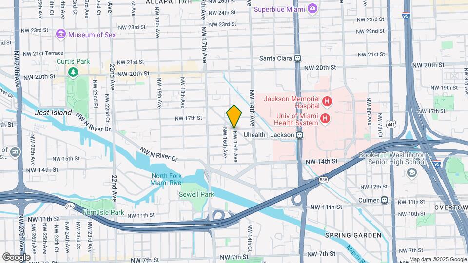 1550 NW 15th Ave Map and Location Details