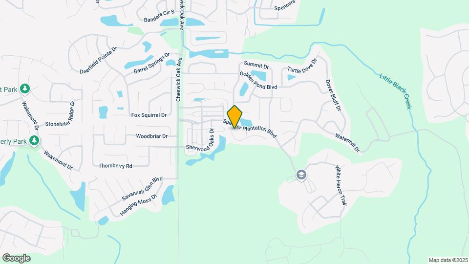3002 Brittany Bluff Dr Map and Location Details