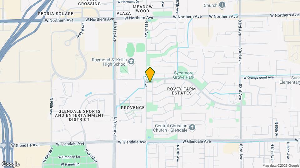 7418 N 88th Ln Map and Location Details