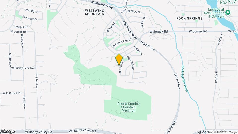 26036 N 85th Dr Map and Location Details