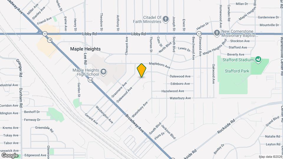 5481 Dalewood Ave Mapa y Detalles de la Ubicación